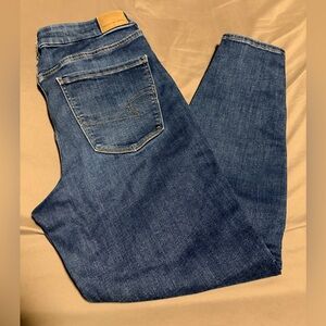 American Eagle Outfitters Dark Blue Skinny Leg Jeans